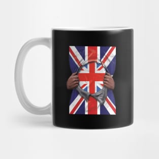 United Kingdom Flag Great Britain Flag Ripped - Gift for English Scottish Welsh Or Irish From United Kingdom Mug